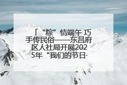 “粽”情端午 巧手传民俗——东昌府区人社局开展2025年“我们的节日·端午”包粽子活动