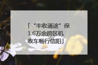 “丰收通途”保1.6万余跨区机收车畅行信阳