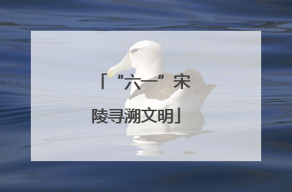 “六一”宋陵寻溯文明