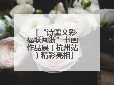 “诗墨文彩·福联闽浙”书画作品展（杭州站）精彩亮相