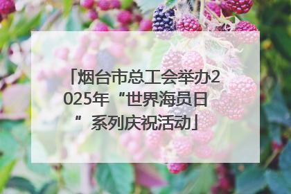 烟台市总工会举办2025年“世界海员日”系列庆祝活动