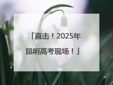 直击！2025年昆明高考现场！