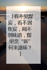 看不见煤炭，看不到焦炭，闻不到味道，煤里烹“新”何来滋味？