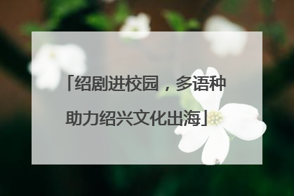 绍剧进校园，多语种助力绍兴文化出海