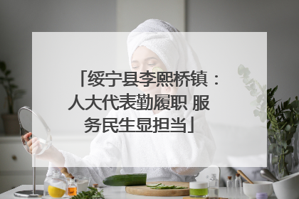 绥宁县李熙桥镇：人大代表勤履职 服务民生显担当