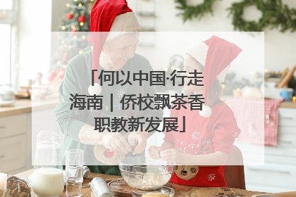 何以中国·行走海南｜侨校飘茶香 职教新发展