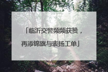 临沂交警频频获赞，再添锦旗与表扬工单