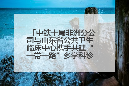 中铁十局非洲分公司与山东省公共卫生临床中心携手共建“一带一路”多学科诊疗协作网