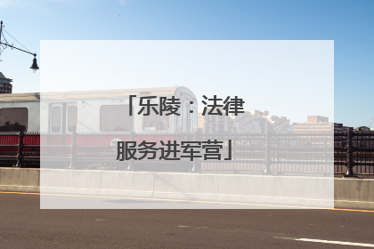 乐陵：法律服务进军营