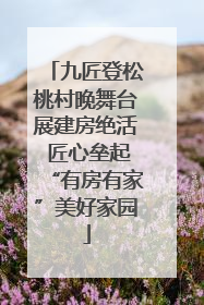 九匠登松桃村晚舞台展建房绝活 匠心垒起“有房有家”美好家园