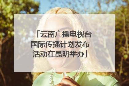 云南广播电视台国际传播计划发布活动在昆明举办