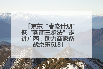 京东“春晓计划”携“新商三步法”走进广西，助力商家备战京东618
