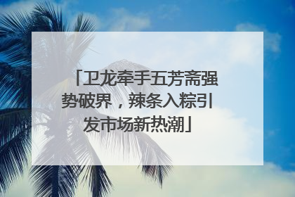 卫龙牵手五芳斋强势破界，辣条入粽引发市场新热潮