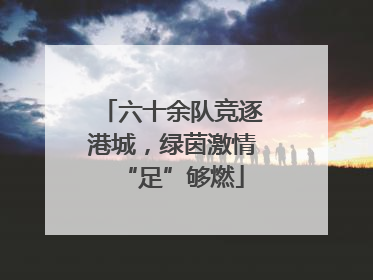 六十余队竞逐港城，绿茵激情“足”够燃
