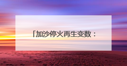 加沙停火再生变数：以色列“接受”美方案、哈马斯不认可