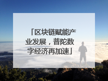 区块链赋能产业发展，普陀数字经济再加速