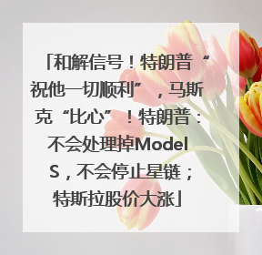 和解信号！特朗普“祝他一切顺利”，马斯克“比心”！特朗普：不会处理掉Model S，不会停止星链；特斯拉股价大涨