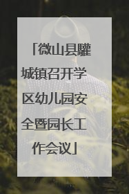 微山县驩城镇召开学区幼儿园安全暨园长工作会议