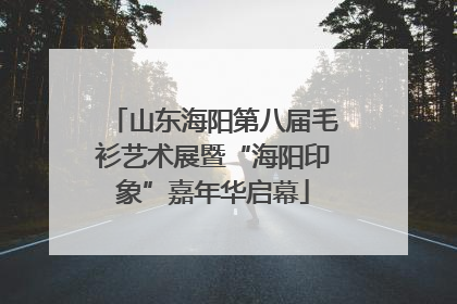 山东海阳第八届毛衫艺术展暨“海阳印象”嘉年华启幕