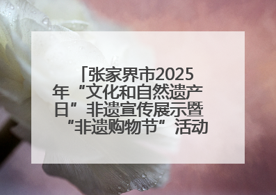 张家界市2025年“文化和自然遗产日”非遗宣传展示暨“非遗购物节”活动在慈利县盛大启幕