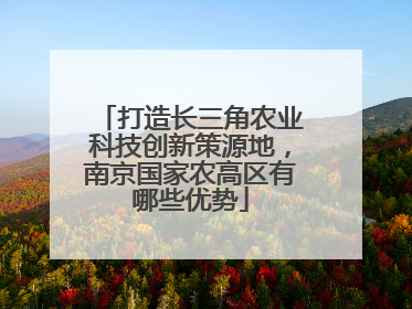 打造长三角农业科技创新策源地，南京国家农高区有哪些优势