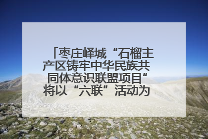 枣庄峄城“石榴主产区铸牢中华民族共同体意识联盟项目”将以“六联”活动为抓手深化品牌建设