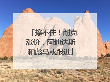 撑不住！耐克涨价，阿迪达斯和彪马或跟进