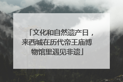 文化和自然遗产日，来西城在历代帝王庙博物馆里遇见非遗