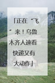 正在“飞”来！乌鲁木齐人速看 快递又有大动作