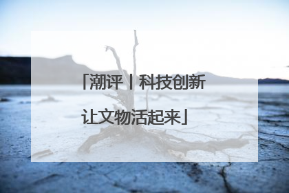 潮评丨科技创新让文物活起来