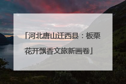 河北唐山迁西县：板栗花开飘香文旅新画卷
