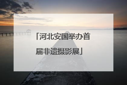 河北安国举办首届非遗摄影展
