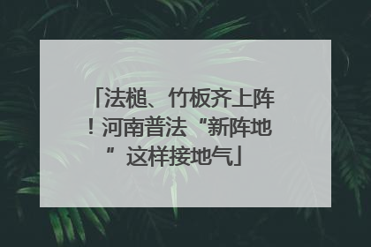 法槌、竹板齐上阵！河南普法“新阵地”这样接地气