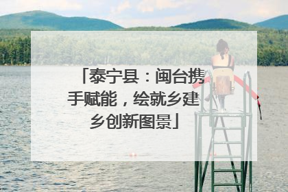 泰宁县：闽台携手赋能，绘就乡建乡创新图景