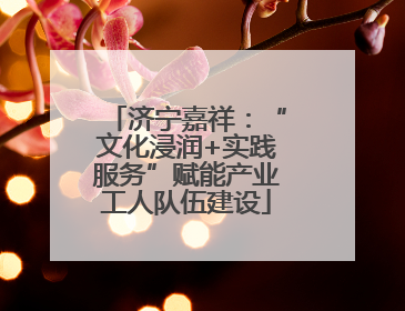 济宁嘉祥：“文化浸润+实践服务”赋能产业工人队伍建设