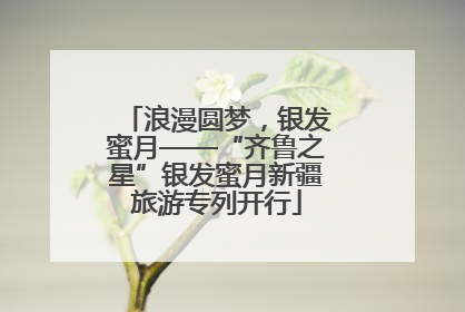 浪漫圆梦，银发蜜月——“齐鲁之星”银发蜜月新疆旅游专列开行