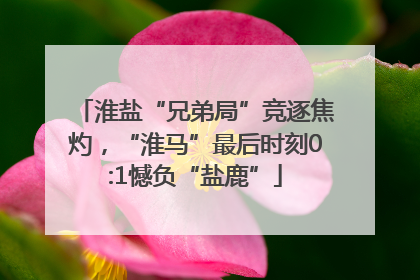 淮盐“兄弟局”竞逐焦灼，“淮马”最后时刻0:1憾负“盐鹿”