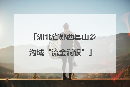 湖北省郧西县山乡沟域“流金淌银”