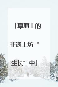 草原上的非遗工坊“生长”中
