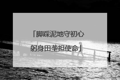 脚踩泥地守初心 躬身田垄担使命