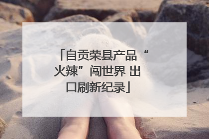 自贡荣县产品“火辣”闯世界 出口刷新纪录