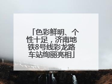 色彩鲜明、个性十足，济南地铁8号线彩龙路车站绚丽亮相