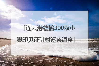 连云港赣榆300双小脚印见证驻村巡察温度