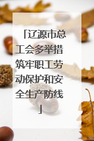 辽源市总工会多举措筑牢职工劳动保护和安全生产防线