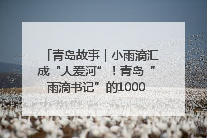青岛故事｜小雨滴汇成“大爱河”！青岛“雨滴书记”的1000场公益长跑路