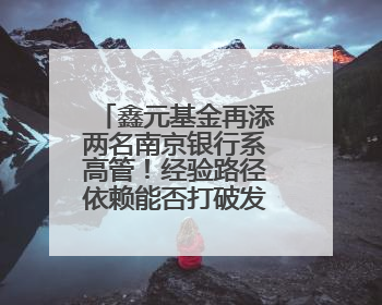 鑫元基金再添两名南京银行系高管！经验路径依赖能否打破发展瓶颈？