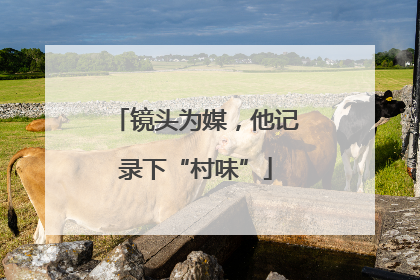 镜头为媒，他记录下“村味”