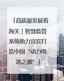 高质量发展看海关｜智慧监管系统助力宜宾打造中国“动力电池之都”