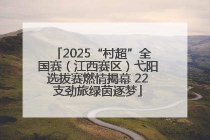 2025“村超”全国赛（江西赛区）弋阳选拔赛燃情揭幕 22支劲旅绿茵逐梦