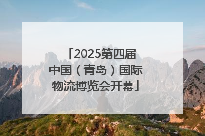 2025第四届中国（青岛）国际物流博览会开幕